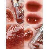 KIKO雙頭唇蜜唇釉103口紅水光鏡面雨衣透明裸色玻璃唇彩女133奶茶 雙頭唇釉127#蜜糖南瓜色