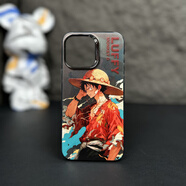 赫致海賊王手機(jī)殼適用蘋(píng)果14尼卡路飛iphone13pro索隆12mini/5檔11pro 【電鍍彩銀殼】側(cè)顏路飛耐磨防指紋 iPhone 16 Pro Max