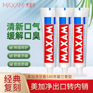 美加凈（MAXAM）牙膏去漬口臭感防蛀牙薄荷清新口氣牙膏實(shí)惠家庭裝 留蘭香(出口版)2支 145g