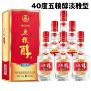 五糧濃香五糧醇白酒500ml收藏送禮賀禮佳品 40度 500mL 6瓶 五糧醇第三代淡雅型