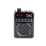 金正播放器老人專(zhuān)用收音機藍牙錄歌小音響錄音唱戲機小蜜蜂擴音器 烤漆黑【送32G(U盤(pán))】 官方標配