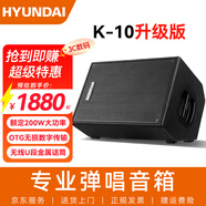 HYUNDAI現代戶外樂器音響專業(yè)唱歌演奏薩克斯電吹管吉他音響彈唱直播音箱 曜石黑音響