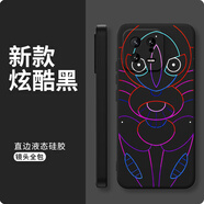 美齡美麗寶可夢(mèng)civi3小米13手機殼note11Tpro紅米k70適用k50新款k40液態(tài)硅膠14卡通11創(chuàng  )意10趣味k60潮流10 液態(tài)硅膠-炫酷黑-代歐奇希斯TFN002645 小米 14