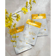 菲詩小鋪（The Face Shop）日本Alface+面膜黃色美白維他命 豆腐皮面膜1盒4枚 黃色1盒4片