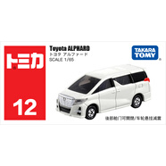 多美卡TOMY合金小汽車模型男玩具紅白盒12號(hào)豐田MPV埃爾法824848