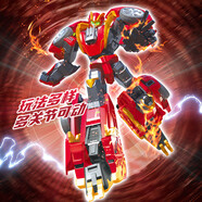 展高（JUMPGO）炫卡斗士玩具卡牌戰(zhàn)士機(jī)甲變形合體男孩生日六一兒童節(jié)禮物套裝 霹靂火影