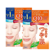 高絲日本高絲高濃度Q10活力光澤濃潤(rùn)面膜緊致增加肌膚彈性面膜 2盒裝