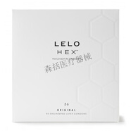 瑞典LELO公HEX石墨烯結構六邊形個(gè)性創(chuàng  )意安全套進(jìn)口套 透明