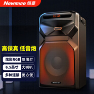 紐曼（Newmine）A2音響戶(hù)外藍牙音箱廣場(chǎng)舞家用商超低音炮大功率單6.5吋喇叭電木吉他民謠彈唱樂(lè )器音箱