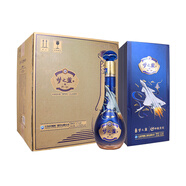 洋河藍(lán)色經(jīng)典 綿柔濃香型白酒【喜酒】 52度 550mL 4瓶 夢(mèng)之藍(lán)殲20
