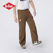 Lee Cooper/李庫珀工裝褲男直筒寬松休閑褲高端2025新款春夏長褲子男褲 卡其色 L