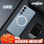 圳鉆魅族21手機殼meizu21pro保護套M461Q全包防摔M481S磨砂硬殼二十一por男女pr0新款感凱夫拉碳纖維磁 【遠峰藍+磁吸】凱夫拉碳纖維防手汗指紋 魅族 21