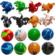 語森憶爆丸小子BAKUGAN對戰(zhàn)烈火獨角龍暗黑三頭犬螳螂變形系列男孩兒童 隨機盒裝（1只）