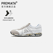 PREMIATA品牌米字鞋輕奢小眾反絨牛皮男士運動(dòng)休閑真皮舒適百搭木字鞋官方 87020淺灰 41