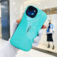 IFACE MALL適用蘋(píng)果15手機殼防摔小蠻腰15ProMax保護套加厚13Mini殼光面保護 淺綠色 iPhone14