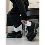 創(chuàng  )京懿選男士增高鞋15cm2024新款男鞋秋冬季加絨皮靴子厚底內增高英倫風(fēng)高 7719黑，低幫適合-5至30℃ 8厘米 44 專(zhuān)柜版 偏大，相當于運動(dòng)鞋4