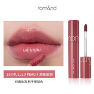 ROMANDOLIDEromand柔魅得果汁鏡面水光唇釉女韓國口紅學(xué)生潤唇膏 #18 滿糖蜜桃