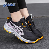 asics亞瑟士女鞋跑步鞋秋季新款耐磨緩沖跑鞋輕便透氣學生運動鞋子女 紫色/黑色 41.5