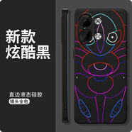 美齡美麗寶可夢(mèng)oppoK11手機殼一加ACE2V簡(jiǎn)約vivoS17洛托姆iqoo8pro適用FindX5新款reno10液態(tài)X100硅膠neo7 液態(tài)硅膠-炫酷黑-代歐奇希斯TFN002645 其他手機型號