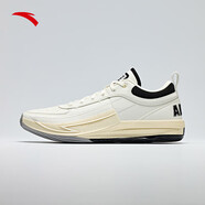 安踏（ANTA）【鋒芒1】籃球鞋男氮科技抗扭支撐休閑潮流耐磨實(shí)戰低幫運動(dòng)鞋 象牙白/基礎黑-3 39