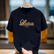 倉(cāng)石一樹(shù)痞帥短袖T恤男2025夏季潮牌街頭寬松t恤休閑百搭圓領(lǐng)體恤上衣男裝 黑色 M (  建議9110-130斤  )