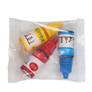 糺九兒童實驗色素20ml科學實驗DIY手工調(diào)色史萊姆顏料玩具手工材料器物理化學實驗科技小制作 三色20ML色素
