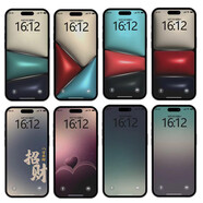 抖音直播素材17張4K高清復古3D膨脹感iphone蘋(píng)果安卓手機壁紙