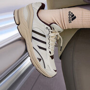 阿迪達斯（adidas）男鞋春季新款透氣氣墊休閑輕便減震耐磨防滑百搭運動(dòng)老爹跑步鞋子 JH8026 40