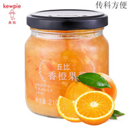丘比（KEWPIE）草莓果醬340g三明治面包醬每日?qǐng)?jiān)果早餐搭檔酸奶冰激凌配料餡料 香橙果醬(不加蔗糖)210g
