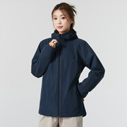 Jack Wolfskin狼爪沖鋒衣女裝春季新款戶外休閑衣舒適登山服夾克防風透汽外套女 1115641-1010/寶藍色 XL