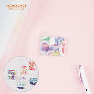 國譽（KOKUYO）Campus意匠便簽替芯PP材質(zhì)便利貼記事貼 花 中×2 1個裝 WSG-MEKS01-Q2