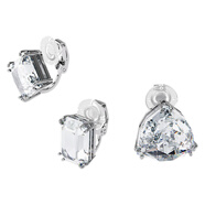 施華洛世奇（SWAROVSKI）Milleni不對(duì)稱前衛(wèi)幾何水晶耳夾三只套裝耳釘飾 三只套裝 5602413