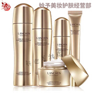 藍(lán)秀宮廷蘭花水潤(rùn)護(hù)膚滋潤(rùn)保濕補(bǔ)水淡化細(xì)紋潤(rùn)澤肌膚滋養(yǎng)清爽收細(xì) 5件套水+乳+精華液+眼霜+保濕霜