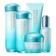 泊美水乳植物菁盈粹系列肌源套裝新老隨機全新2.0 洗水乳精華霜（滋潤型）新老隨機