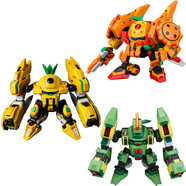 壹理創(chuàng  )玩 果寶特攻 拼裝模型玩具 14cm 菠蘿+小果+香橙（全3款）