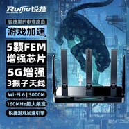 WiFi6路由器X32 PRO千兆家用高速雙頻5G無... 銳捷黑豹X30E PRO 獨立5顆FEM