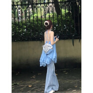 雷黛茜時(shí)尚甜美風(fēng)小個(gè)子遮肉連衣裙寬松吊帶裙夏季新款小清新a字短裙ins 主圖款 L 【關(guān)注店鋪配小禮物】