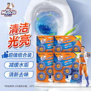 威猛先生（Mr Muscle）潔廁寶 40g*20塊 清香型 潔廁塊 馬桶清潔 藍(lán)泡泡 潔廁靈 廁所