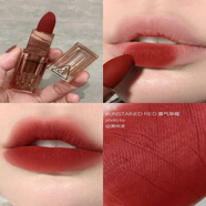 3 CE STYLENANDA新款暮色透明口紅琥珀啞光霧面絲絨亞克力唇膏女紅棕素顏唇釉 #UNSTAINED RED「 霧氣草莓 」