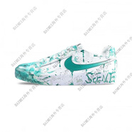 NIKE球鞋定制  Court Royale 案發(fā)現(xiàn)場(chǎng)流體潑墨設(shè)計(jì)低幫男女板鞋 案發(fā) 油彩流體 40.5 支持鑒定 假一賠三