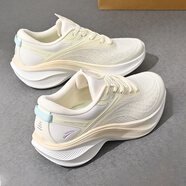 安踏（ANTA）女鞋葉子6運動(dòng)鞋女2025夏季緩震跑鞋網(wǎng)面透氣休閑鞋跳繩跑步鞋子 【葉子5】淺米白/薄荷藍5575F-2 37.5