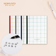 國譽(KOKUYO)格子印象筆記本子5mm方格無線裝訂本 A5/40張/本 4本顏色隨機 WSG-NBLA540