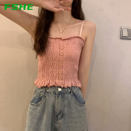 FSHE做舊牛仔連衣裙女2025新款春夏韓版設計寬松復古水洗背心連衣裙 單件短袖襯衫 XL 【建議140-160斤】