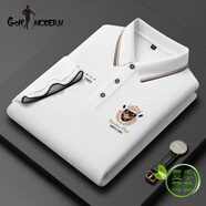 GOLF MODERN高爾夫t恤服裝男裝 官方品牌polo衫男短袖夏季薄中年休閑商務 白色8502 M