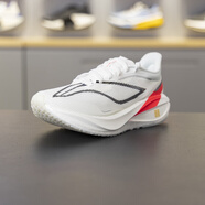 李寧2025新款飛電5 challenger女子減震回彈競速比賽跑鞋ARMV002 ARMV002-1標準白/黑色 40