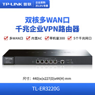 普聯(lián)普聯(lián)（TP-LINK）雙核多WAN口千兆企業(yè)VPN路由器 防火墻/VPN/AP管理 TL-ER3220G