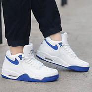 耐克（NIKE）男鞋春季新款A(yù)IR FLIGHT 89 AJ4氣墊鞋運(yùn)動鞋AJ4兄弟款休閑鞋 BQ4212-103白藍(lán) 40.5