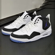 耐克（NIKE）男鞋AIR JORDAN AJ男鞋運動鞋氣墊緩震復古休閑籃球鞋AR1000/潮 AR1000-104/AJ 23白黑藍 40.5