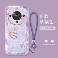機(jī)旺馬 幸運(yùn)福蝶葫蘆適用麥芒30手機(jī)殼新款麥芒A20/11/10SE時(shí)尚高端麥芒9/7氣質(zhì)男女款全包防摔保護(hù)套潮 草紫色-A2327碎鉆幸運(yùn)葫蘆+花手鏈 麥芒30