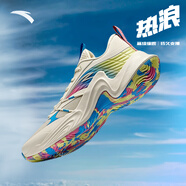 安踏（ANTA）KT3team|籃球鞋男春夏湯普森防滑減震學(xué)生男士實戰(zhàn)運動鞋子 【熱浪-皮網(wǎng)】泥沙灰/海藍(lán)/綠-2 42